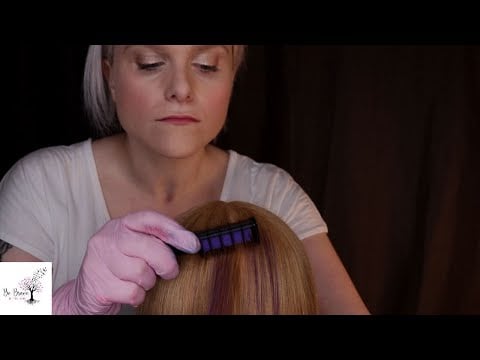 Dyeing Your Hair With Hair Chalk | A Relaxing ASMR Hairdresser Roleplay