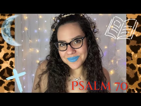 CHRISTIAN ASMR: BIBLE 📖 READING WITH OMY (Psalm 70) #122