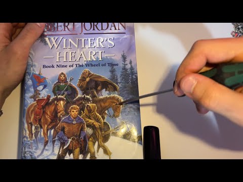 ASMR - Tracing my books 
