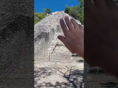 ASMR Nohoch Mul🔺 in Cobá Ruins🏛️, Tulum, Mexico🇲🇽 #shorts #asmr #mayan