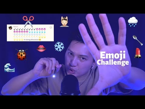 ASMR EMOJI CHALLENGE 🚥 Make Sleep Fast and Relax