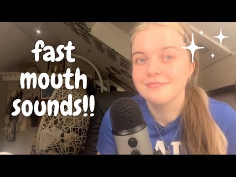 asmr | fast and aggressive mouth sounds!!