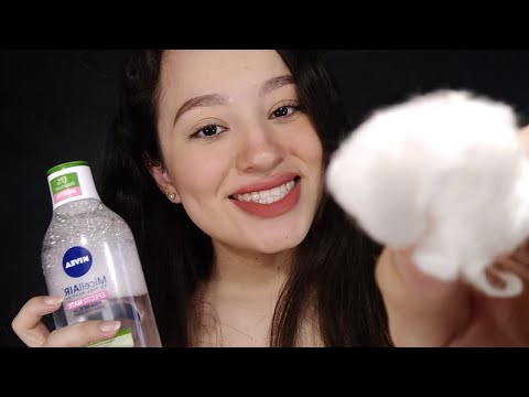 ASMR Español | LIMPIEZA FACIAL RELAJANTE | ROLEPLAY