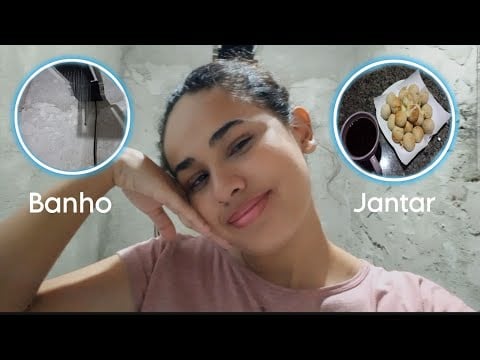 asmr uma noite comigo removendo a maquiagem, banho, organizando a mochila, jantar