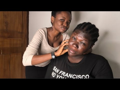 ASMR ATTENTIVE FACE NITPICKING WITH SOFT WHISPERS FOR DEEP SLEEP 😴 