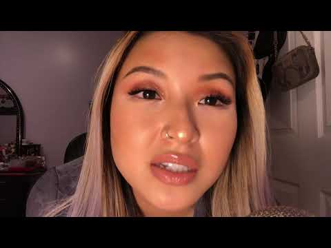 ASMR | unintelligible and inaudible whispering (mouth sounds, gum chewing) tingles