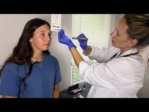 ASMR Cranial Nerve Exam | Realistic Medical Roleplay with Whispered Instructions (Part 3 of 4)