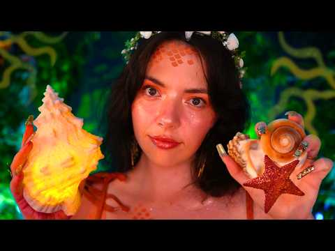 ASMR Mermaid Helps You Fall Asleep 🧜‍♀️🐚 🐙 (personal attention, layered sounds, bedtime story)