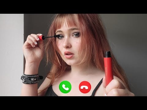 ASMR Bestie Facetimes You While Getting Ready for your Party (personal attention, roleplay)