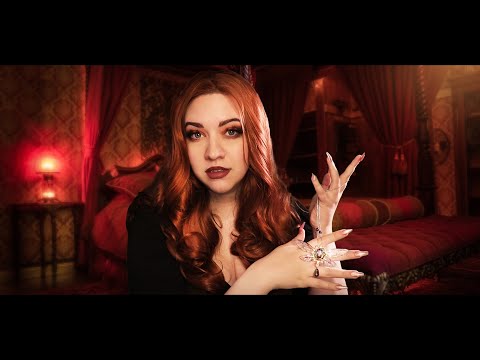 ASMR Rich Vampire Friend Spoils You🌹 (Measuring, Presents, Face Pamper, etc)