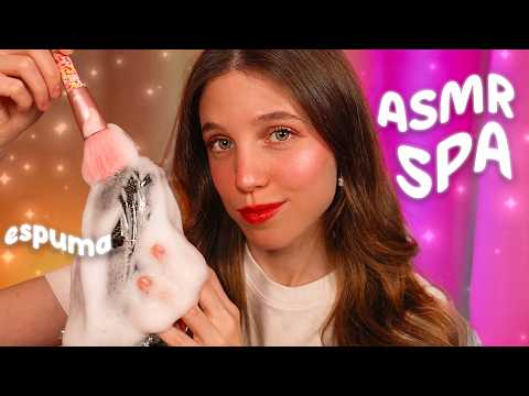 ASMR *SPA con ESPUMA* para recuperar tus COSQUILLAS y DORMIR PROFUNDAMENTE 🫧✨