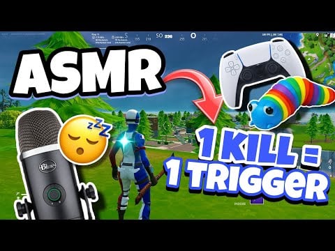 ASMR Français • 1 KILL = 1 TRIGGER ULTRA RELAXANT ET PUISSANT SUR FORTNITE 😴💤