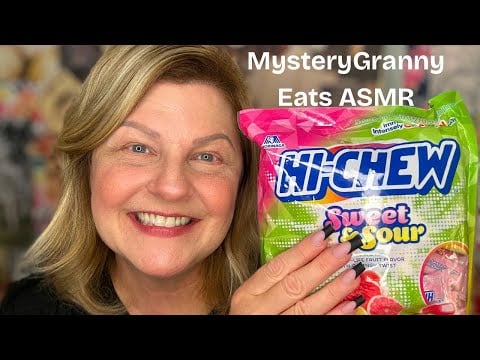ASMR | Surprise Candy Haul from@mysterygrannyeatsasmr Crinkles and Eating Sounds! 😋💕✨