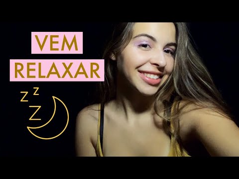 ASMR LIVE: VEM RELAXAR COMIGO AO VIVO | Sussurros, Mouth Sounds, Tapping...