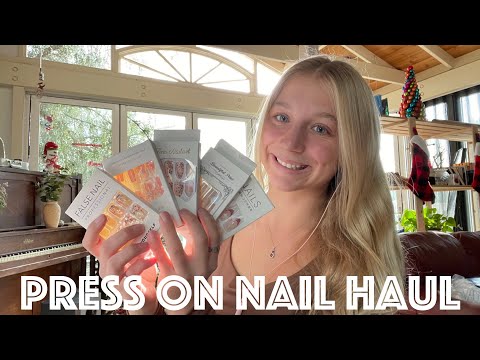 ASMR: Press On Nail Haul & Application 💅