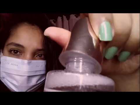 ASMR LIMPEZA DE PELE| Cuidando da sua pele antes de dormir| Limpeza, tirando cravos e hidratando