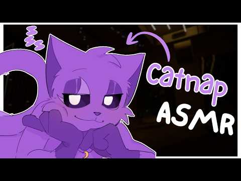 [Furry ASMR] Catnap watches and helps YOU sleep :3 [Sleep-aid] [Soft-spoken] [Mic brushing]