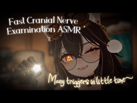 Really Fast Cranial Nerve Examination | VRChat 3Dio ASMR