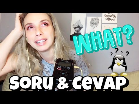 TÜRKÇE ASMR | SORU & CEVAP | Cinsellik deneyimim🤦🏼‍♀️ Q & A | Ayrı eve mi çıkıyorum🤔