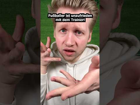 Fußballer ist unzufrieden mit dem Trainer #asmr