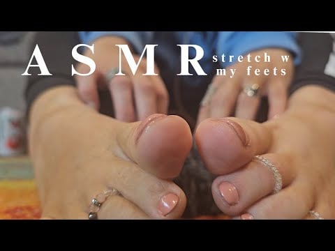 ASMR  | Morning Toe Wiggle & Stretching my Feets | no talking