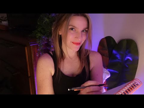 ASMR | Sketching you (mini session)