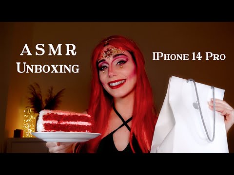 ASMR UNBOXING IPhone 14 Pro ❤️🎂Cumpleaños Roleplay en Español