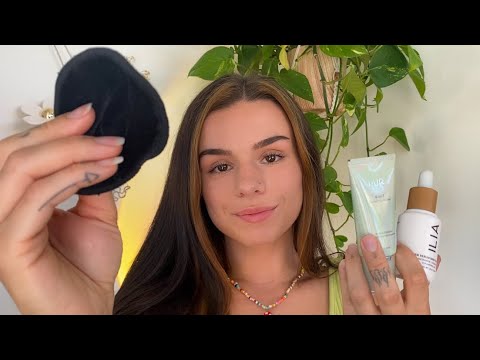 ASMR bestie pampers you 🌸 (skincare, makeup, layered sounds)