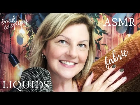 Collab w Mili ASMR | ASMR Liquids | Book Tapping | Fabric Scratching 😄✨💗