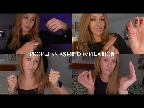 ASMR Propless Roleplay Compilation (coffee, makeup, cooking, hairstyling)