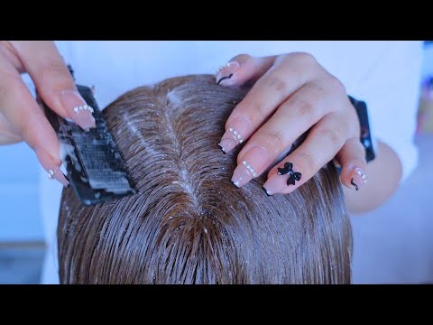 ASMR Hair Washing and Scalp Massage for Relaxation No Talking
