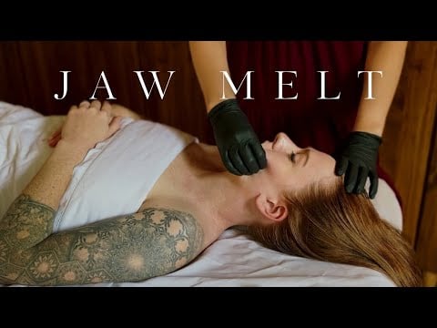 Soothing ASMR Face Massage for Tension Relief By Real Massage Therapist [No Talking] [Real Person]
