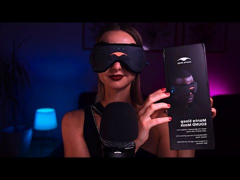 ASMR | Manta Sleep Mask Unboxing 💤 (Tapping, Scratching, Whispering)