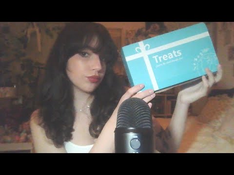 ASMR  ♡₊˚ʚ ᗢ₊˚✧ eating try treats snacks