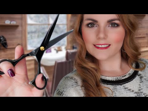 ASMR Friseur ✂ Gemütlicher Friseursalon mit 100% realistischen Sounds  (Roleplay Deutsch)