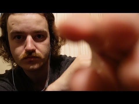 I have a headache so imma be quiet and touch your face | No Talking Face Touching ASMR