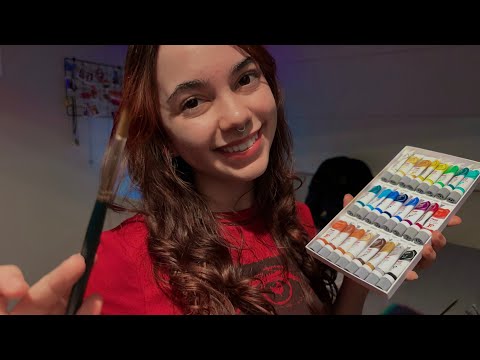 ASMR | Fazendo uma pintura no seu rosto