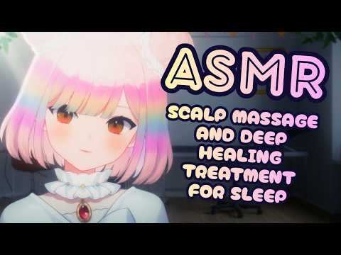 【ASMR】the most tingly scalp check and treatment for healing sleep...  ଘ(੭ˊᵕˋ)੭* ੈ✩‧₊˚