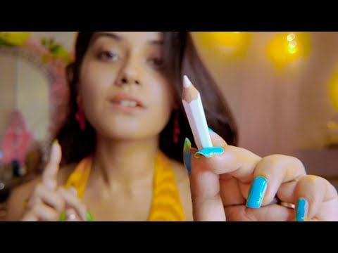ASMR - Face Tracing & Soft Whispers for Sleep 😴✨ (ASMR Personal Attention)
