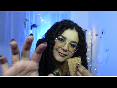 ASMR TAPPING COM SONS DE BOCA pra te  RELAXAR!