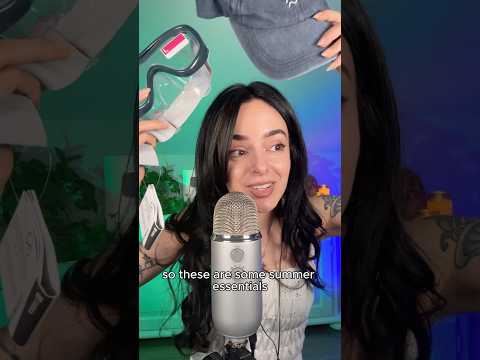 Summer essentials P1 ✨#asmr #relax #triggersforsleep #asmrtriggers #tingles #asmrtingles #fyp