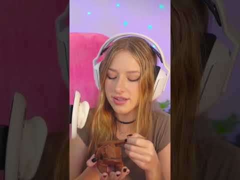 ASMR with a wooden frog :3 #asmr #shorts