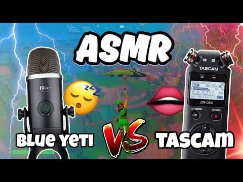 ASMR Français • BLUE YETI X VS TASCAM DR-05 ! 😴💤 (quel micro sera le plus relaxant ?) #2