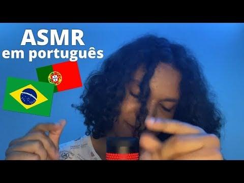 ASMR em Português | Afirmações Positivas (sons de boca + triggers visuais)