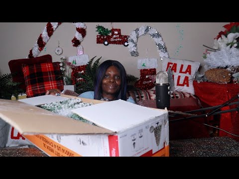 UNBOXING MY CHRISTMAS TREE ASMR