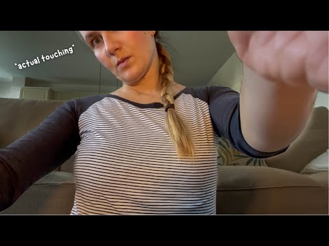 ACTUALLY touching, moving, tapping, brushing your head 💥 aggressive (asmr)