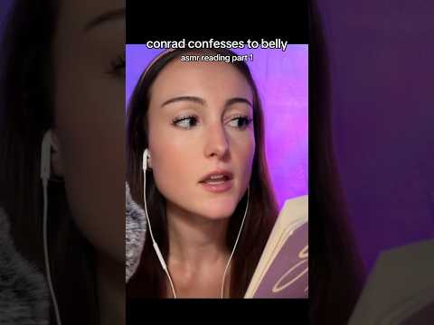 conrad confesses to belly part 1 asmr reading the summer i turned pretty