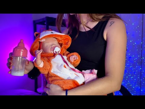 ASMR- CUIDANDO DE UM BEBEZINHO 💖 especial dias das crianças