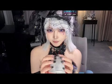 ASMR relax shop I  白发小魔女系列  口腔音 弹舌 耳边轻语 摩擦音