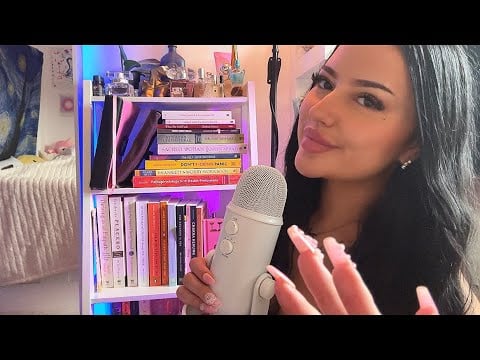 ASMR Book Collection 📚 (whispering, tapping, reading) #asmr